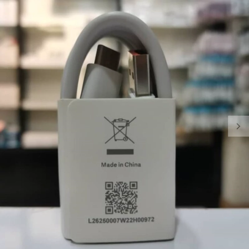 کابل شارژر شیائومی سرکارتنی 6آمپر اصلی مناسب گوشی های 67 و 120 وات توربوشارژر. max ثانیه شمار