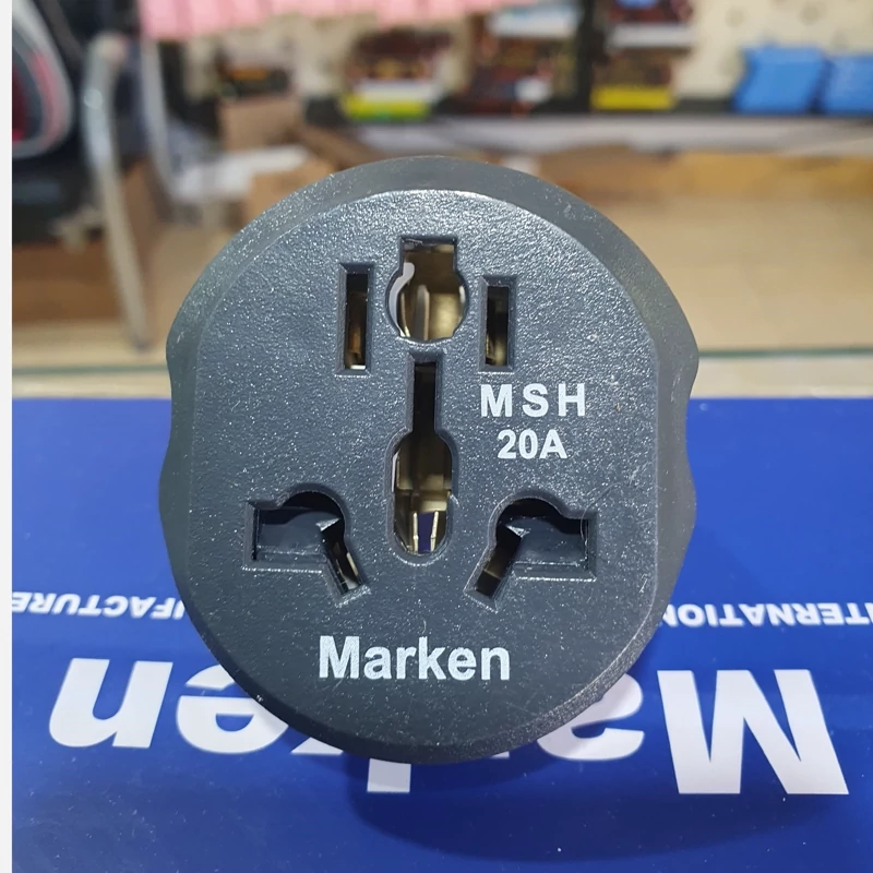 تبدیل برق3 به 2مارکن اصلی دوشاخه جنس آلیاژ برنج