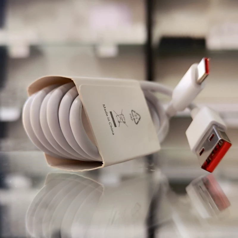 کابل شارژر سرجعبه شیائومی 33w تایپ سی Type C با توان 33 وات با فناوری توربو شارژ یا فوق سریع  با ضمانت و تست 10 روزه