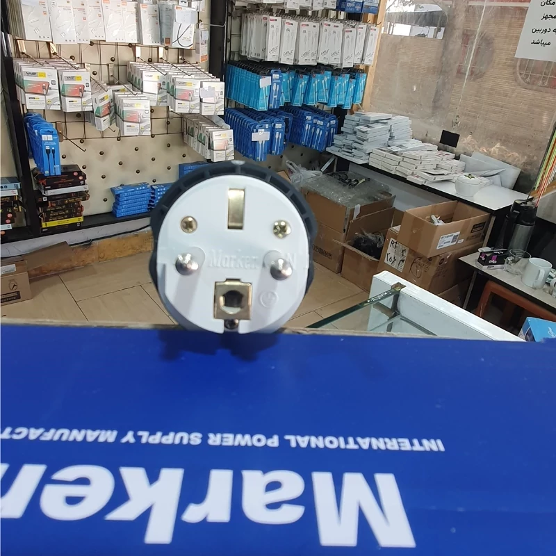 تبدیل 3 به 2مارکن اصلی دوشاخه جنس آلیاژ برنج