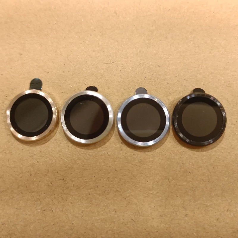 محافظ لنز دوربین رینگی شیشه ای رنگی شفاف مناسب برای گوشی موبایل سامسونگ  A14-A24-A34-A54 مدل 1