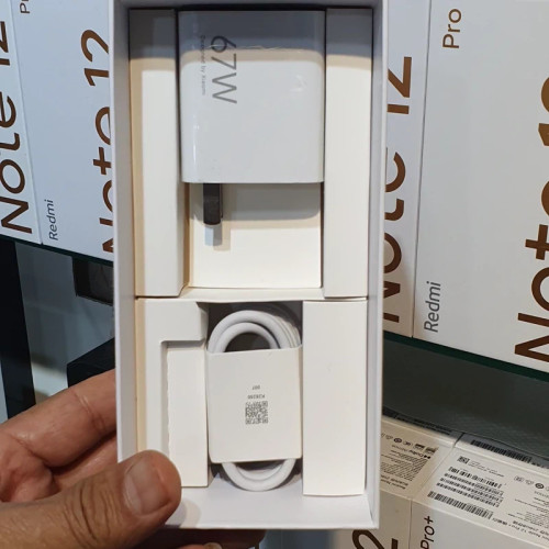 شارژر اصلی شیائومی 67 وات67w سرکارتنی بهمراه کابل6A اصلی توربوشارژر max و ثانیه شمار