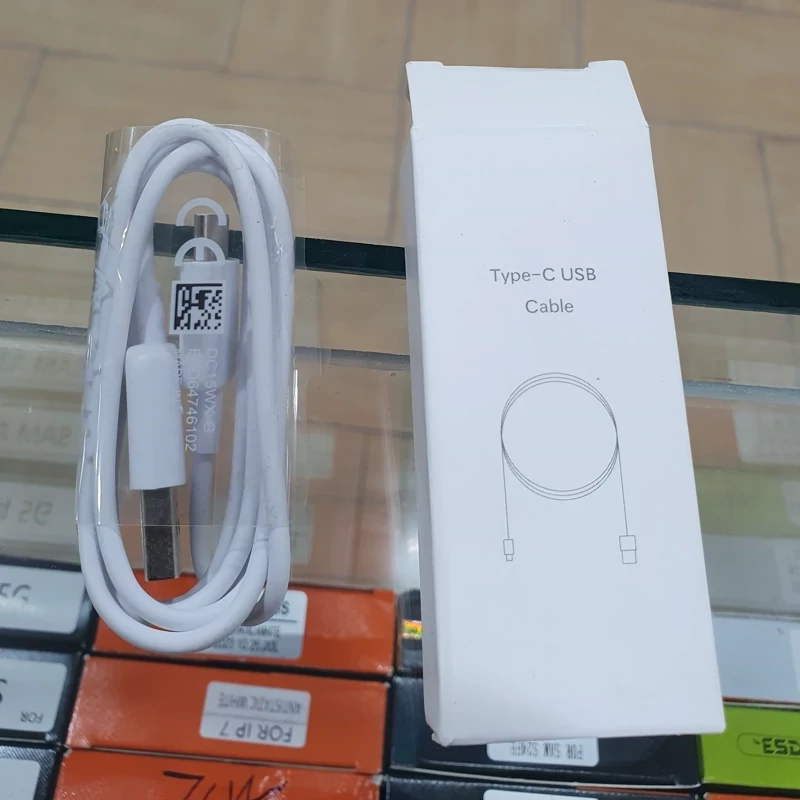 کابل شارژر سامسونگ  type C تایپ سی ساخت ویتنام صد در صد اورجینال و فست شارژر