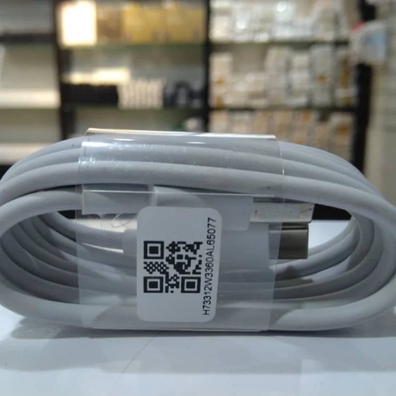 کابل شارژر تایپ سی شیائومی سرکارتنی 3A تبدیل USB به Type-c اورجینال مدل 1