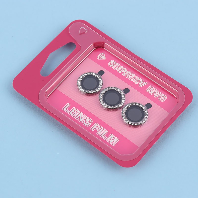 محافظ لنز دوربین رینگی نگین دار مناسب برای گوشی های سامسونگ